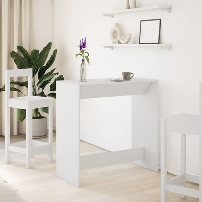 vidaXL Bar Table White 102x50x103,5 cm Engineered Wood