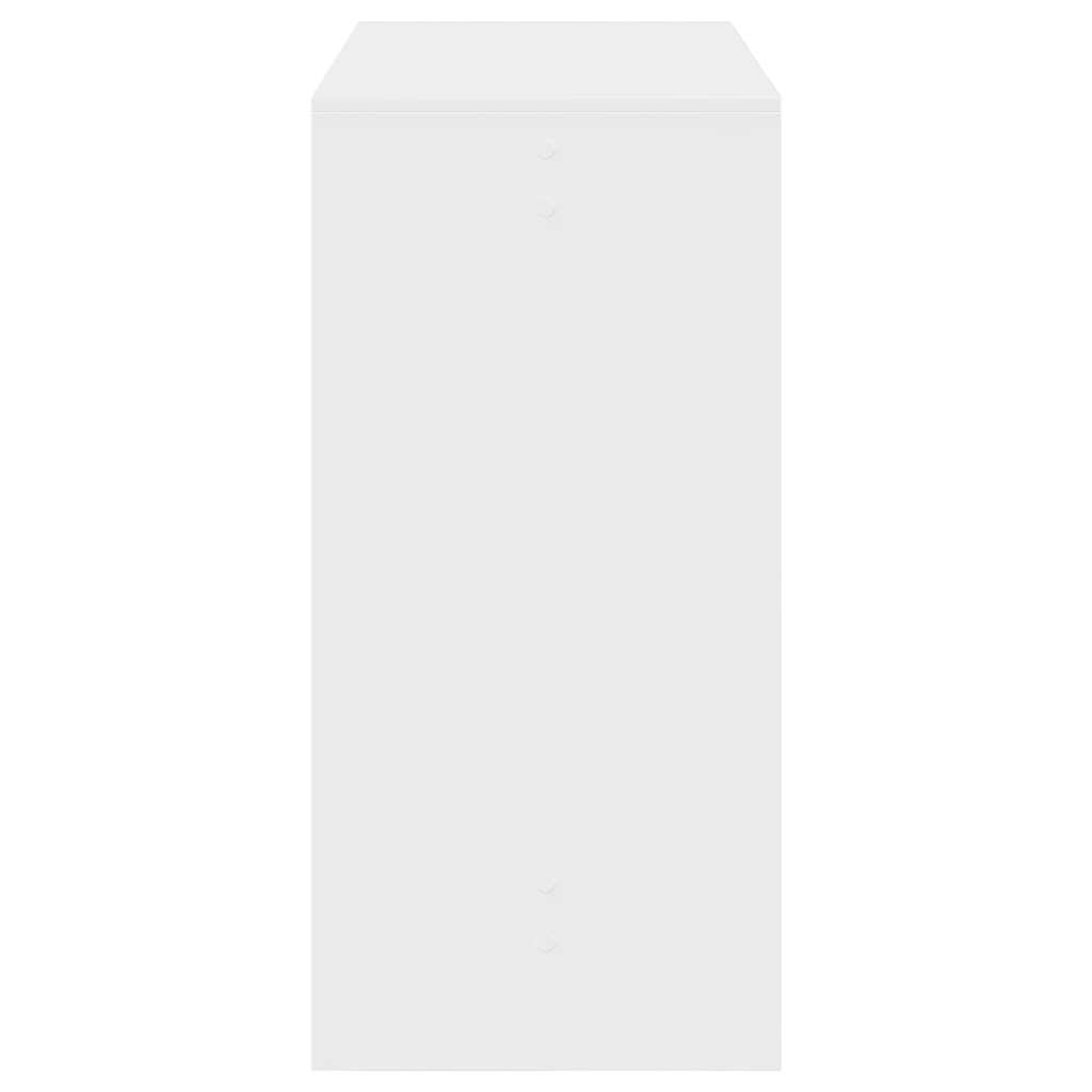 vidaXL Bar Table White 102x50x103,5 cm Engineered Wood