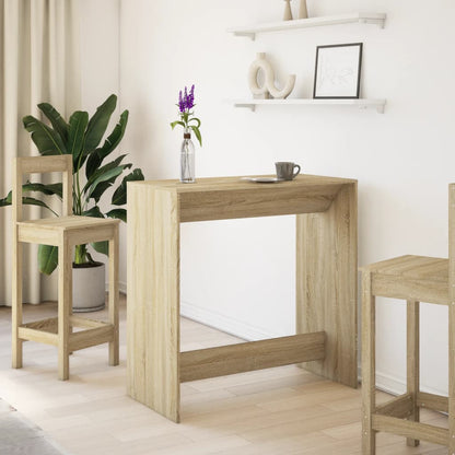 vidaXL Bar Table Sonoma Oak 102x50x103,5 cm Engineered Wood