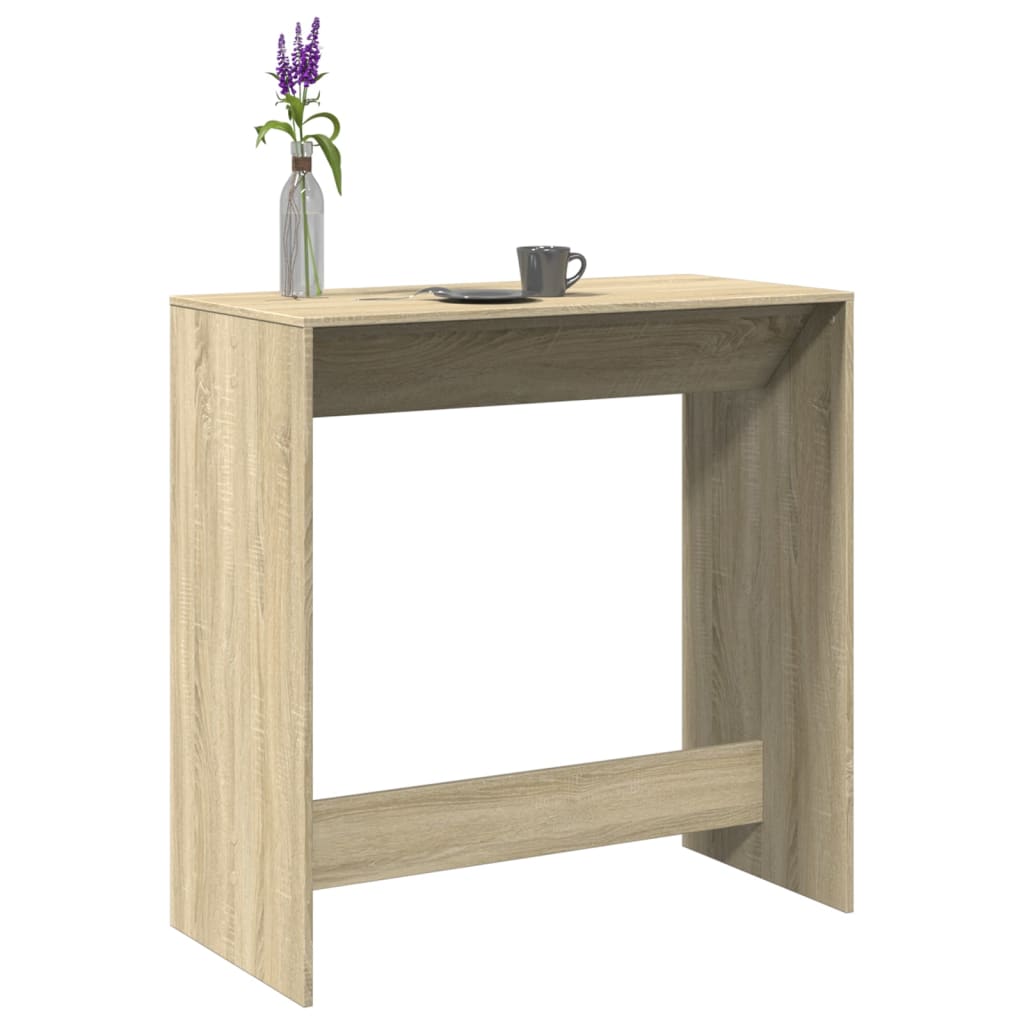 vidaXL Bar Table Sonoma Oak 102x50x103,5 cm Engineered Wood