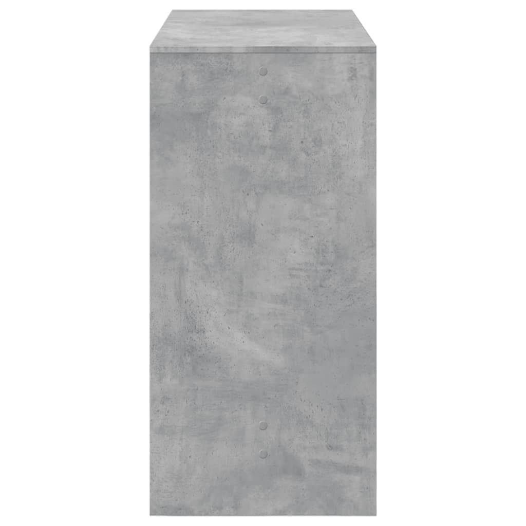 vidaXL Bar Table Concrete Grey 102x50x103,5 cm Engineered Wood