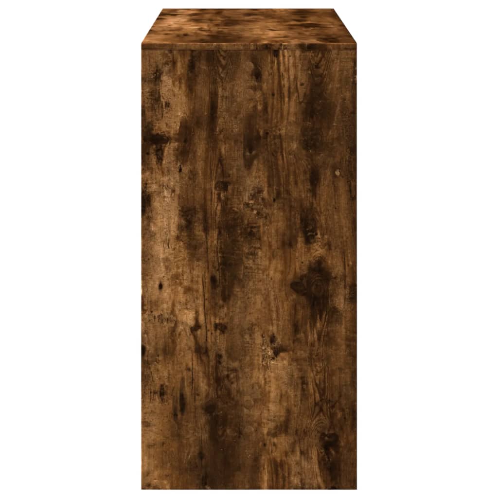 vidaXL Bar Table Smoked Oak 102x50x103,5 cm Engineered Wood