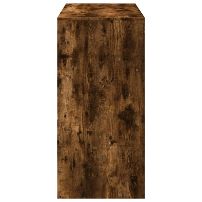 vidaXL Bar Table Smoked Oak 102x50x103,5 cm Engineered Wood