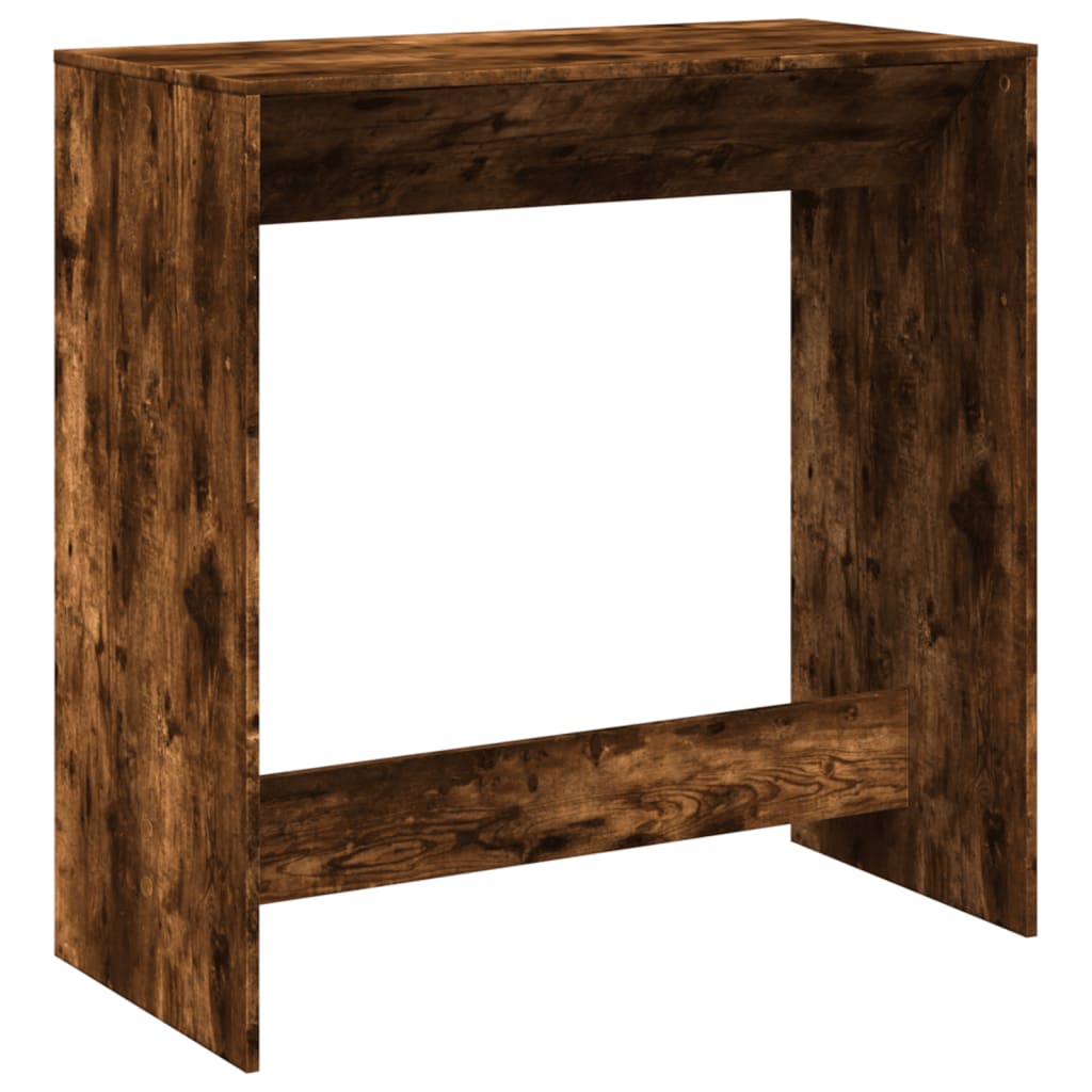 vidaXL Bar Table Smoked Oak 102x50x103,5 cm Engineered Wood
