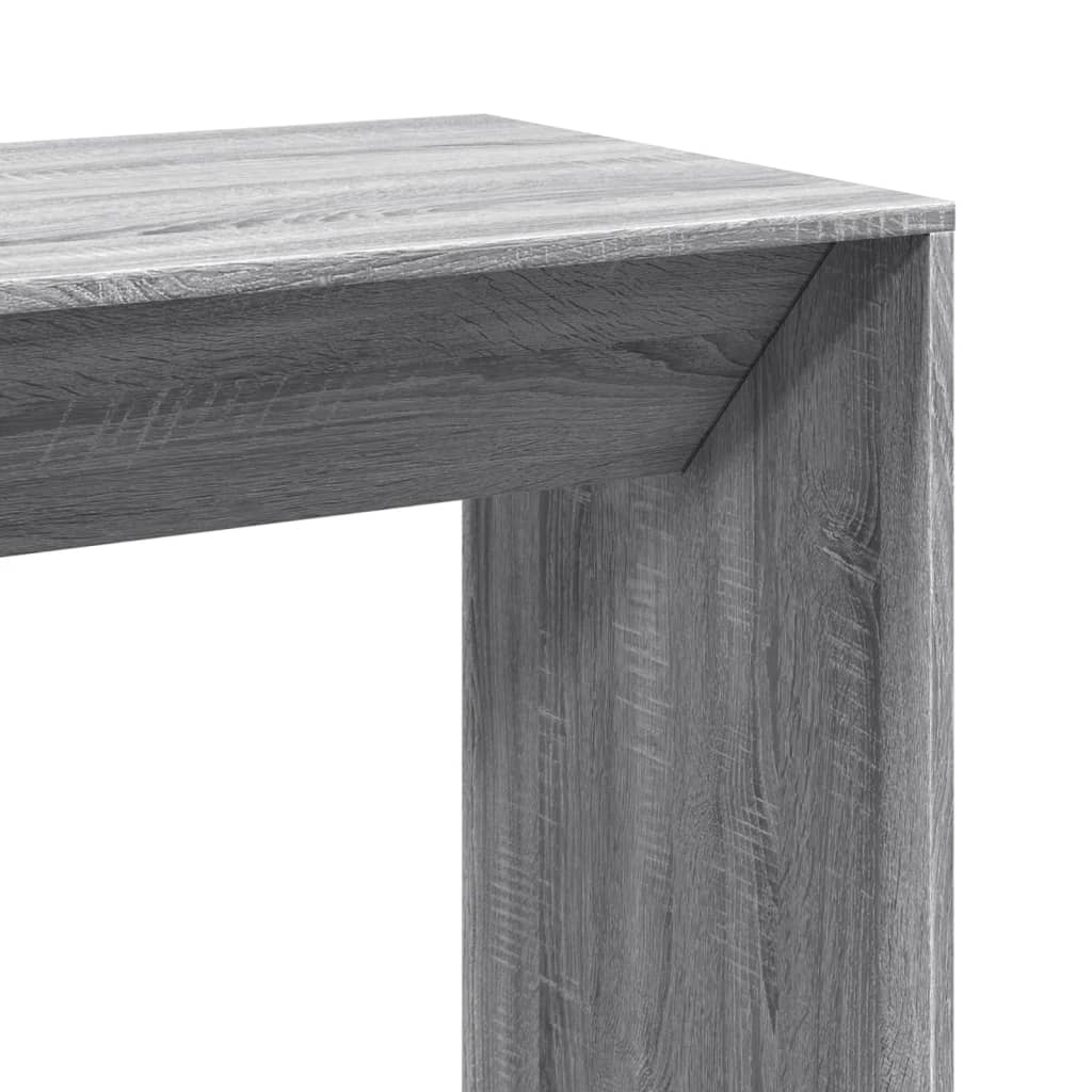 vidaXL Bar Table Grey Sonoma 102x50x103,5 cm Engineered Wood