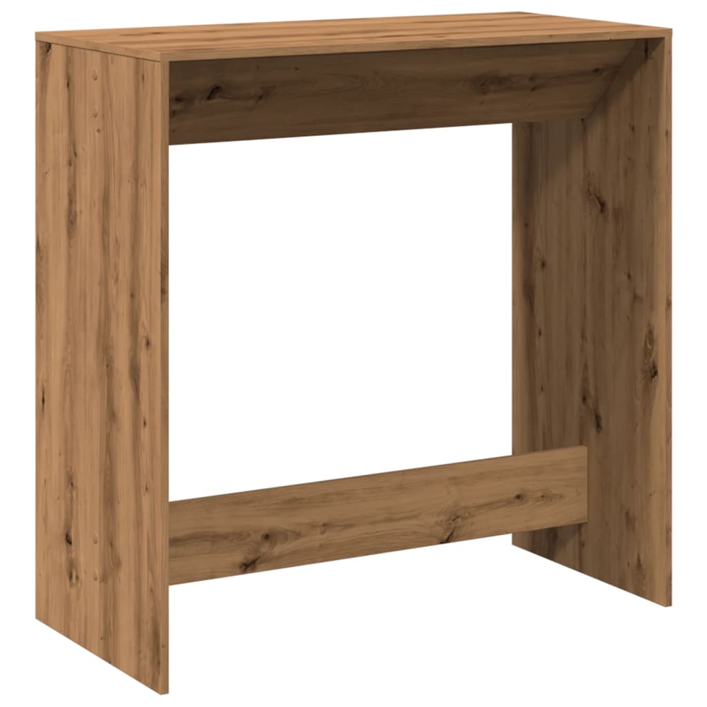 vidaXL Bar Table Artisan Oak 102x50x103,5 cm Engineered Wood