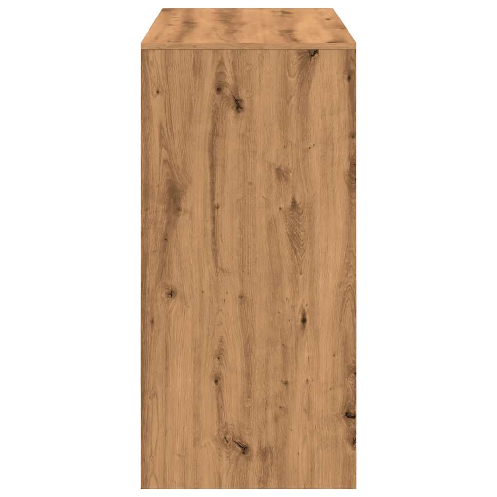 vidaXL Bar Table Artisan Oak 102x50x103,5 cm Engineered Wood