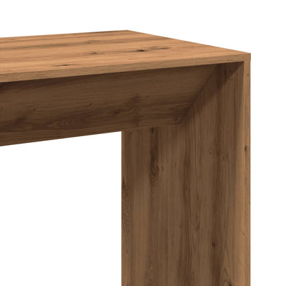 vidaXL Bar Table Artisan Oak 102x50x103,5 cm Engineered Wood
