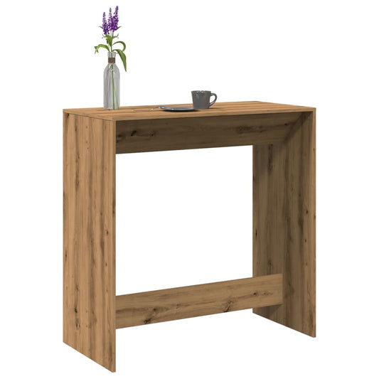 vidaXL Bar Table Artisan Oak 102x50x103,5 cm Engineered Wood