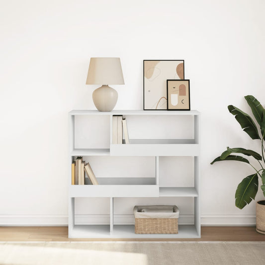 vidaXL Book Cabinet/Room Divider White 100x33x94,5 cm