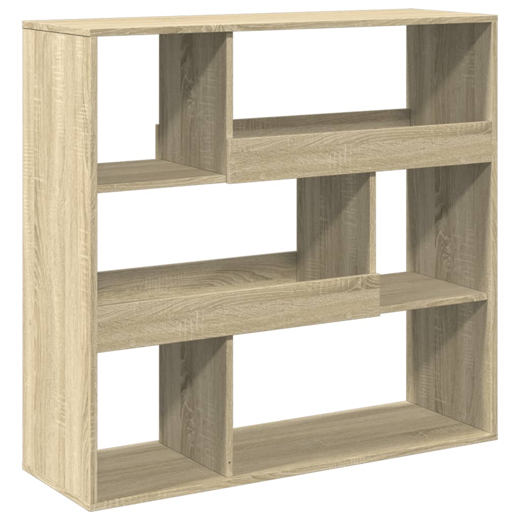 vidaXL Book Cabinet/Room Divider Sonoma Oak 100x33x94,5 cm