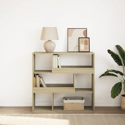 vidaXL Book Cabinet/Room Divider Sonoma Oak 100x33x94,5 cm