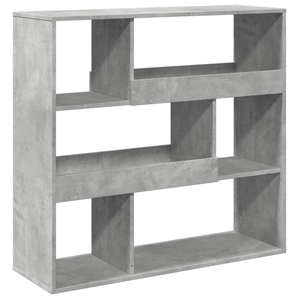 vidaXL Book Cabinet/Room Divider Concrete Grey 100x33x94,5 cm