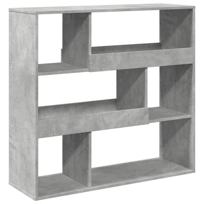vidaXL Book Cabinet/Room Divider Concrete Grey 100x33x94,5 cm