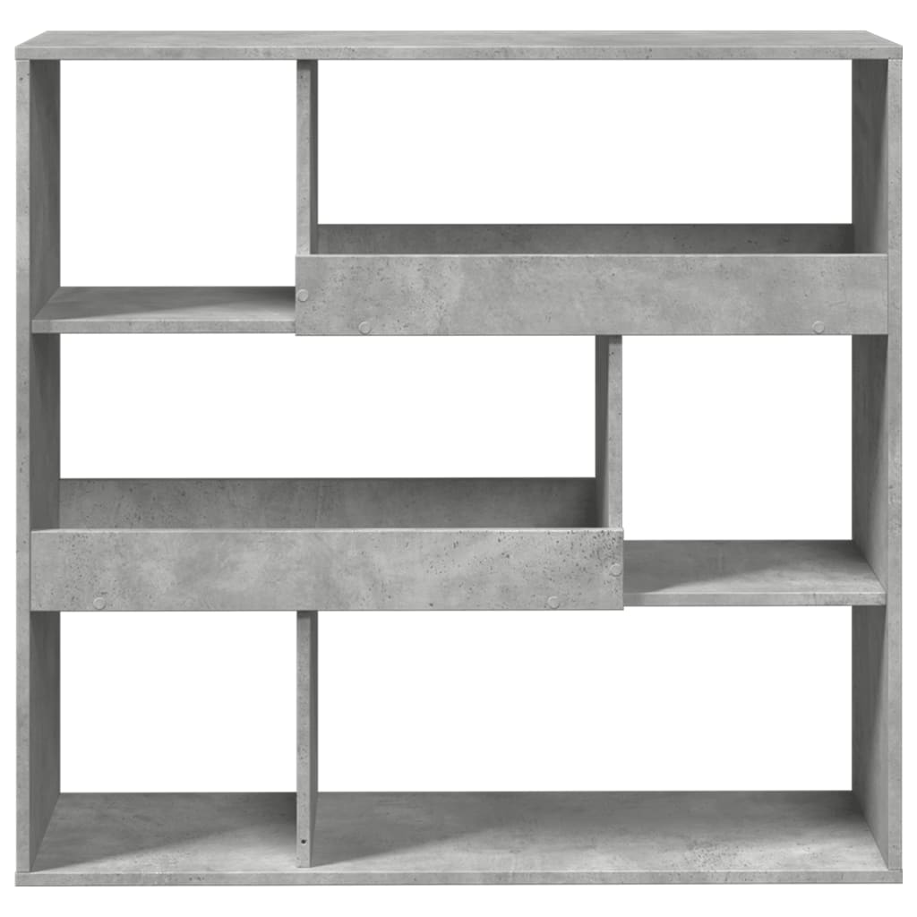 vidaXL Book Cabinet/Room Divider Concrete Grey 100x33x94,5 cm