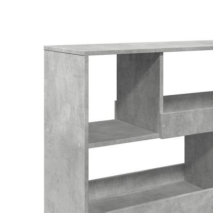 vidaXL Book Cabinet/Room Divider Concrete Grey 100x33x94,5 cm