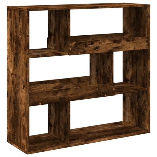 vidaXL Book Cabinet/Room Divider Smoked Oak 100x33x94,5 cm