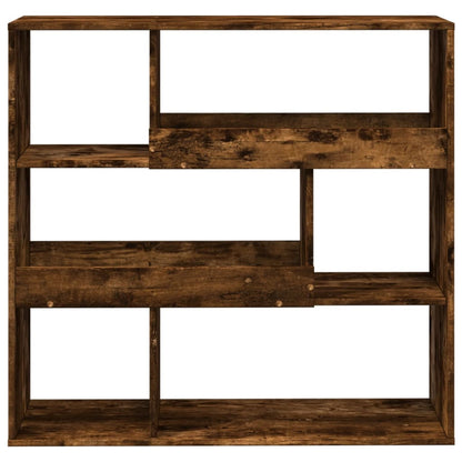 vidaXL Book Cabinet/Room Divider Smoked Oak 100x33x94,5 cm