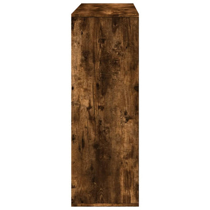 vidaXL Book Cabinet/Room Divider Smoked Oak 100x33x94,5 cm