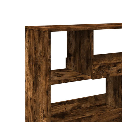 vidaXL Book Cabinet/Room Divider Smoked Oak 100x33x94,5 cm