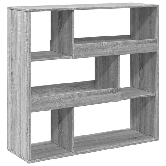 vidaXL Book Cabinet/Room Divider Grey Sonoma 100x33x94,5 cm