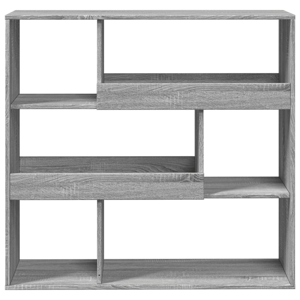 vidaXL Book Cabinet/Room Divider Grey Sonoma 100x33x94,5 cm