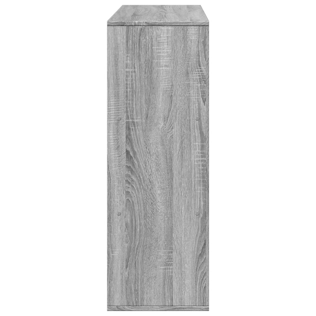 vidaXL Book Cabinet/Room Divider Grey Sonoma 100x33x94,5 cm