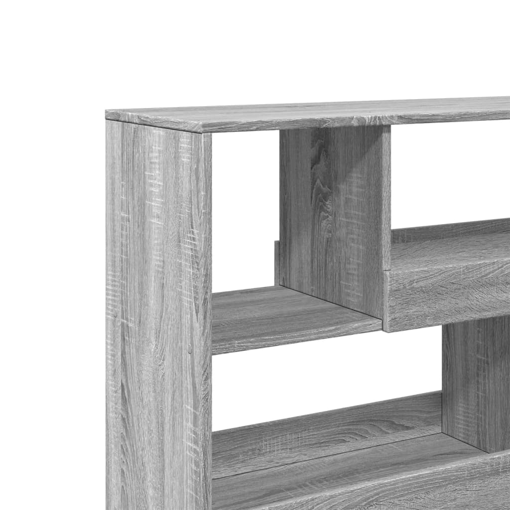 vidaXL Book Cabinet/Room Divider Grey Sonoma 100x33x94,5 cm