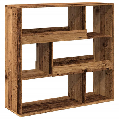 vidaXL Book Cabinet/Room Divider Old Wood 100x33x94,5 cm