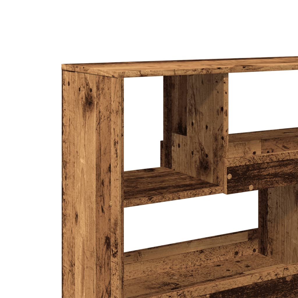 vidaXL Book Cabinet/Room Divider Old Wood 100x33x94,5 cm