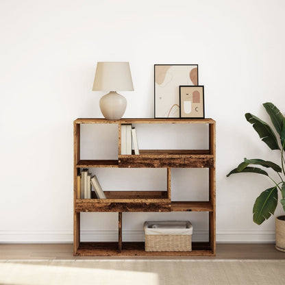 vidaXL Book Cabinet/Room Divider Old Wood 100x33x94,5 cm