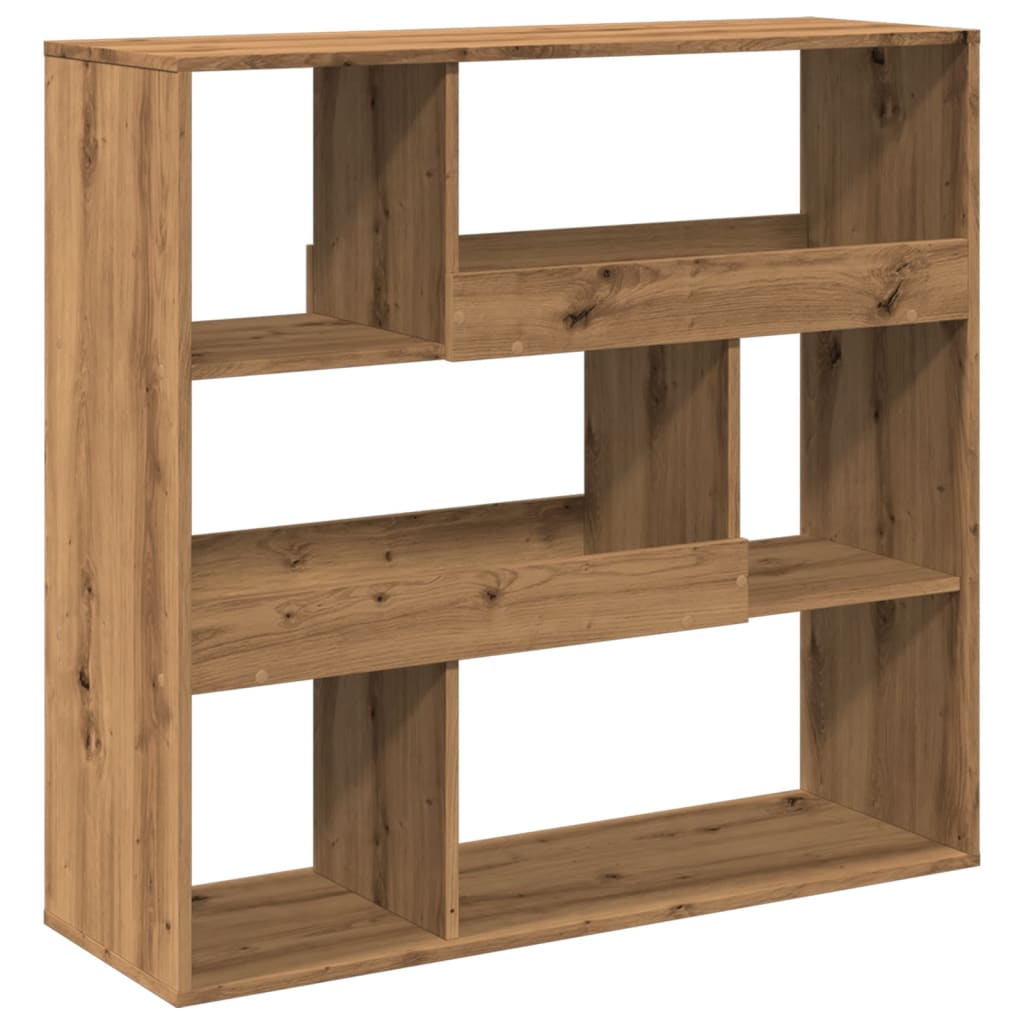 vidaXL Book Cabinet/Room Divider Artisan Oak 100x33x94,5 cm