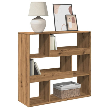 vidaXL Book Cabinet/Room Divider Artisan Oak 100x33x94,5 cm