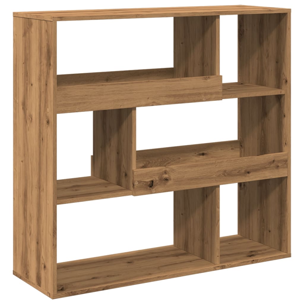 vidaXL Book Cabinet/Room Divider Artisan Oak 100x33x94,5 cm