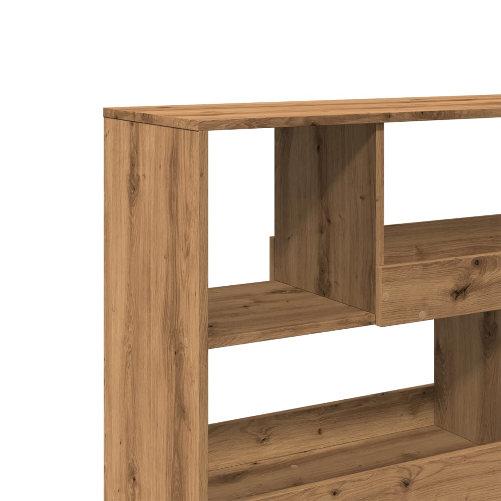 vidaXL Book Cabinet/Room Divider Artisan Oak 100x33x94,5 cm