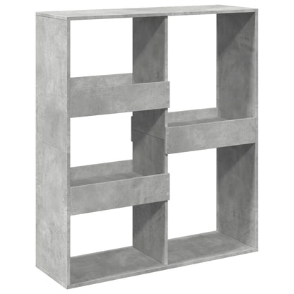vidaXL Book Cabinet/Room Divider Concrete Grey 100x33x115 cm