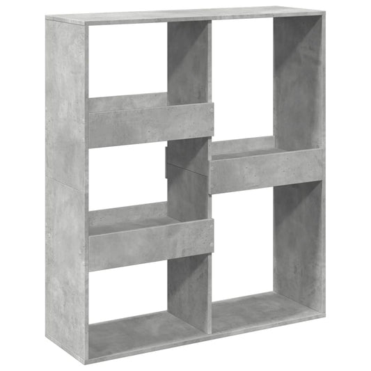 vidaXL Book Cabinet/Room Divider Concrete Grey 100x33x115 cm