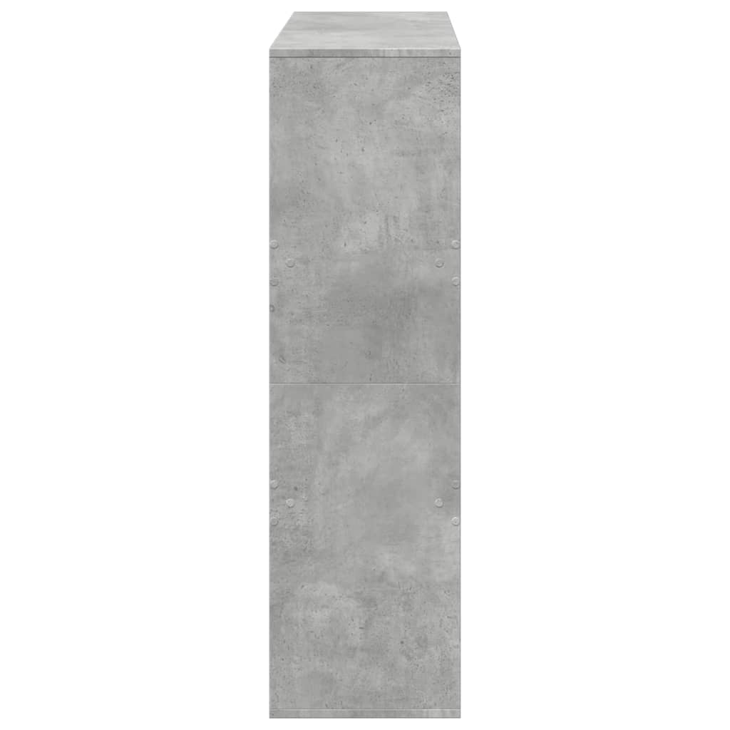 vidaXL Book Cabinet/Room Divider Concrete Grey 100x33x115 cm