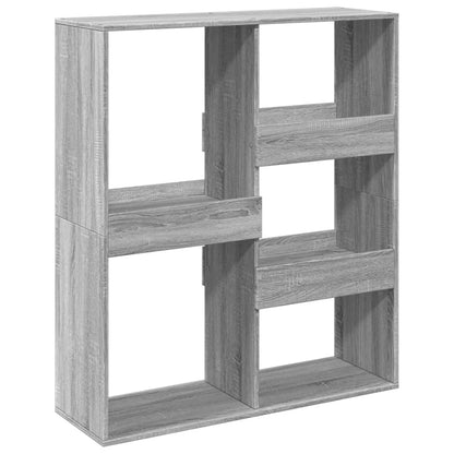 vidaXL Book Cabinet/Room Divider Grey Sonoma 100x33x115 cm