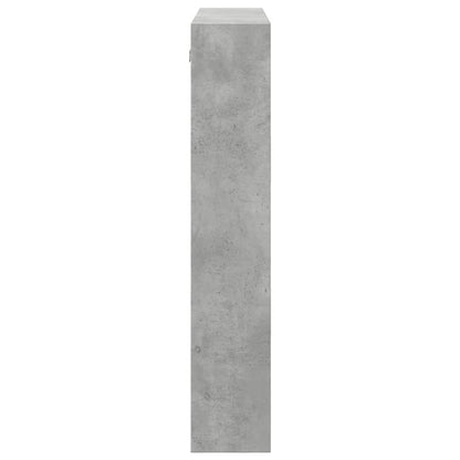 vidaXL Wall Cabinet Concrete Grey 80x15x80 cm Engineered Wood