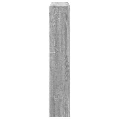 vidaXL Wall Cabinet Grey Sonoma 80x15x80 cm Engineered Wood