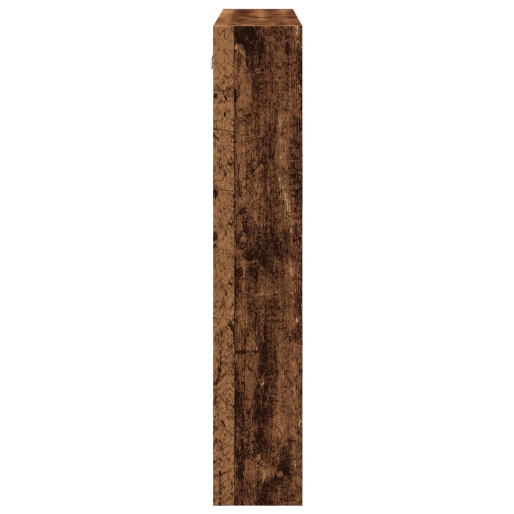 vidaXL Wall Cabinet Old Wood 80x15x80 cm Engineered Wood