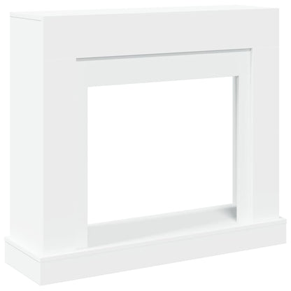 vidaXL Fireplace Surround White 100x30x87,5 cm Engineered Wood