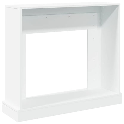 vidaXL Fireplace Surround White 100x30x87,5 cm Engineered Wood