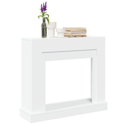 vidaXL Fireplace Surround White 100x30x87,5 cm Engineered Wood