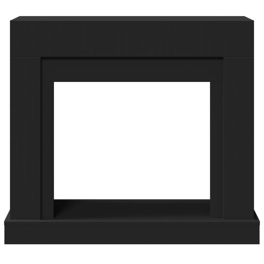 vidaXL Fireplace Surround Black 100x30x87.5 cm Engineered Wood