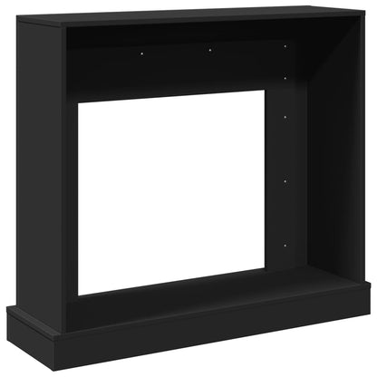 vidaXL Fireplace Surround Black 100x30x87,5 cm Engineered Wood
