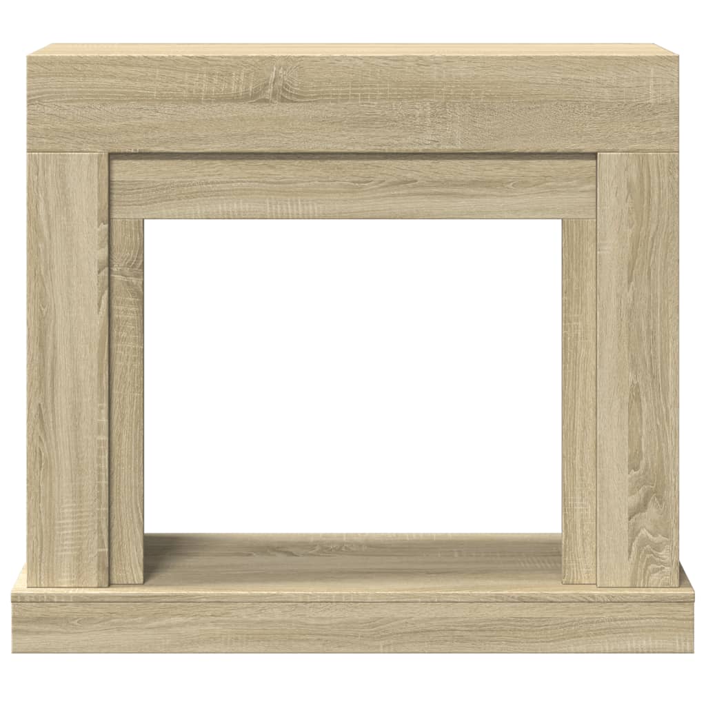 vidaXL Fireplace Surround Sonoma Oak 100x30x87.5 cm Engineered Wood