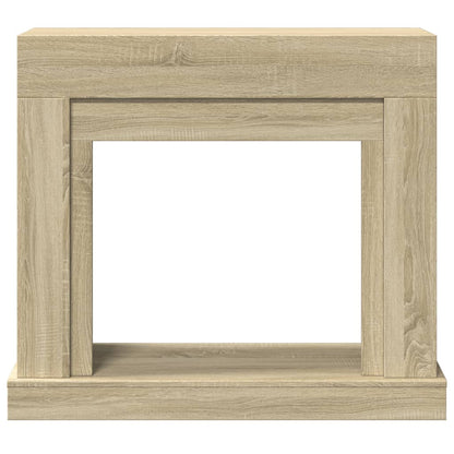 vidaXL Fireplace Surround Sonoma Oak 100x30x87,5 cm Engineered Wood