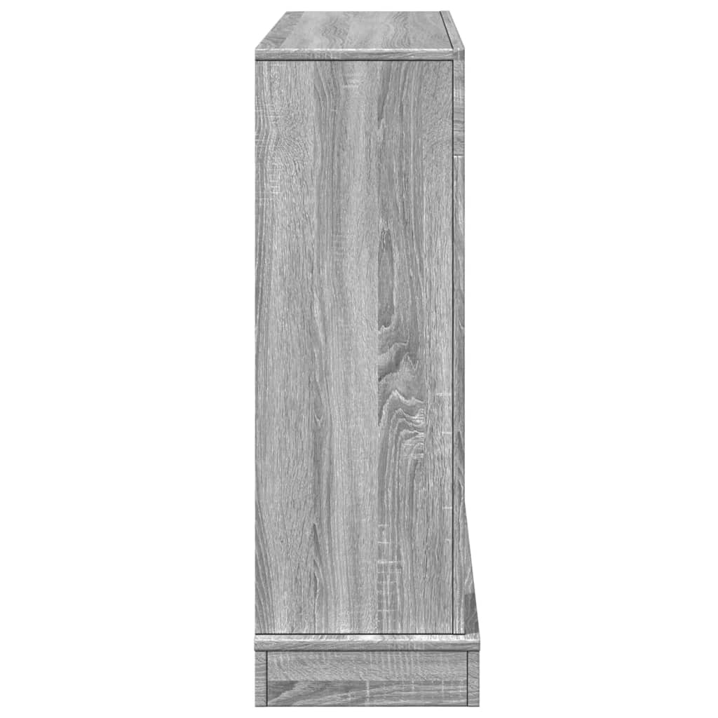 vidaXL Fireplace Surround Grey Sonoma 100x30x87,5 cm Engineered Wood
